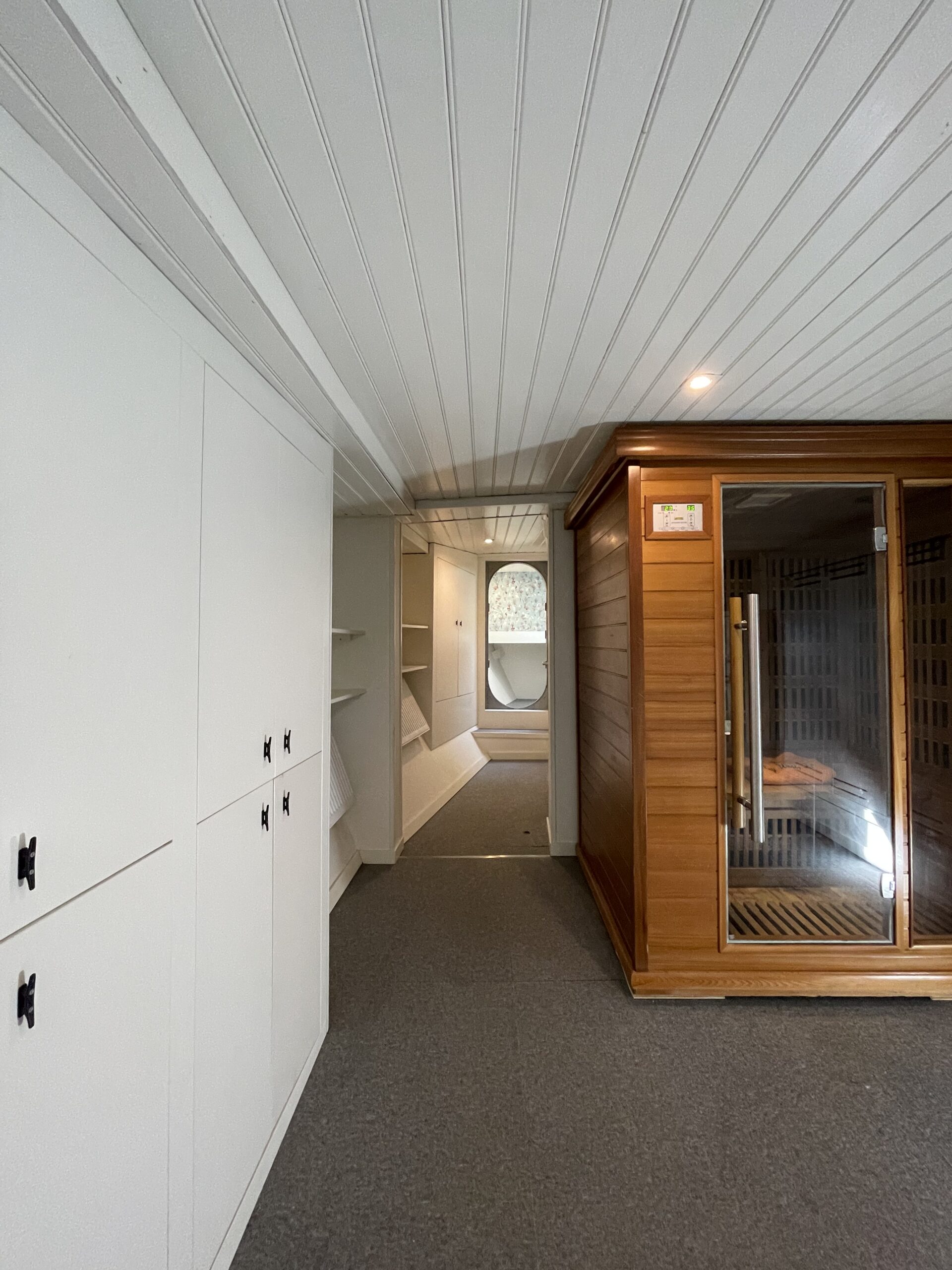 Below deck Portside Sauna