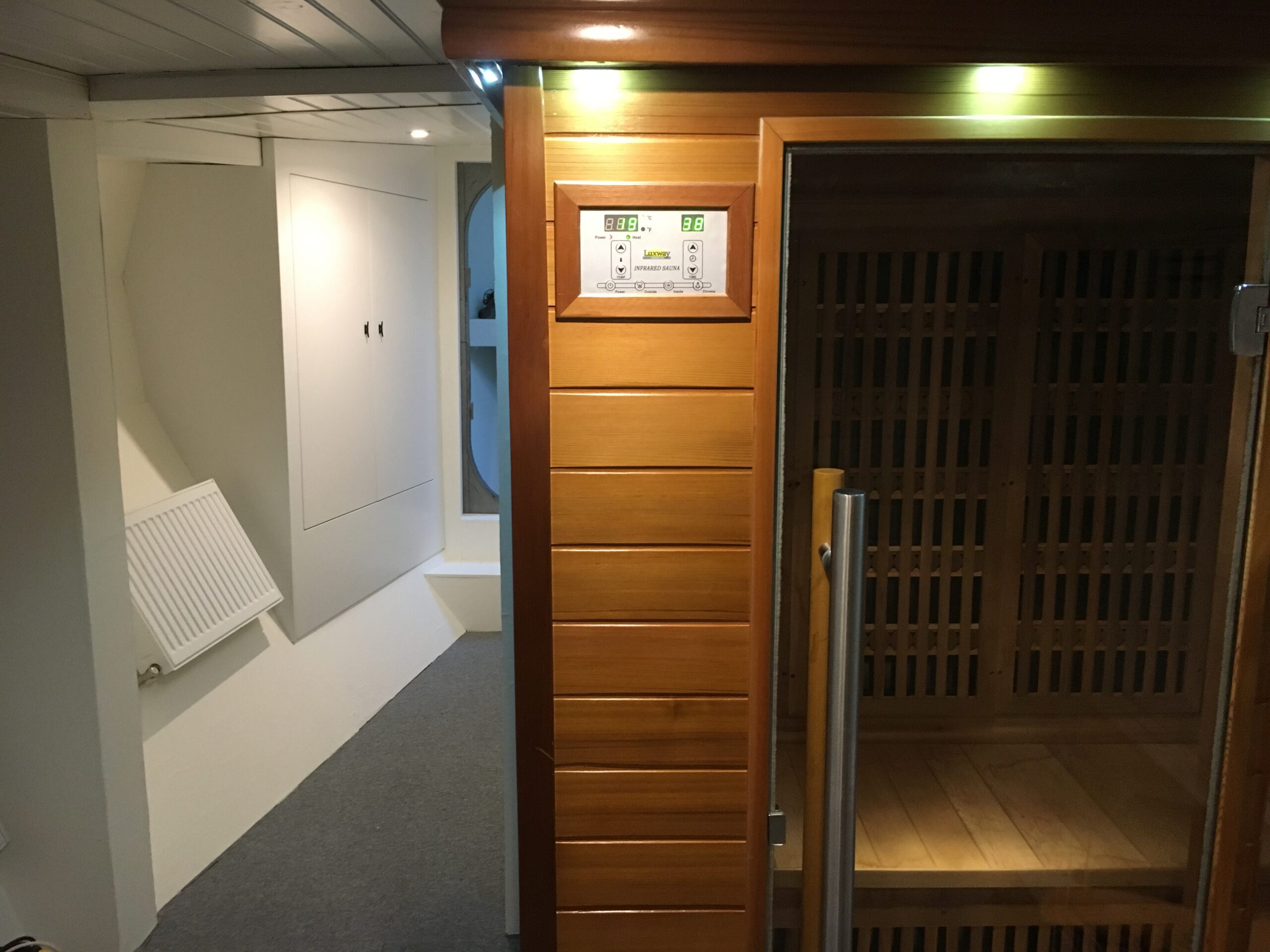 Below deck Sauna
