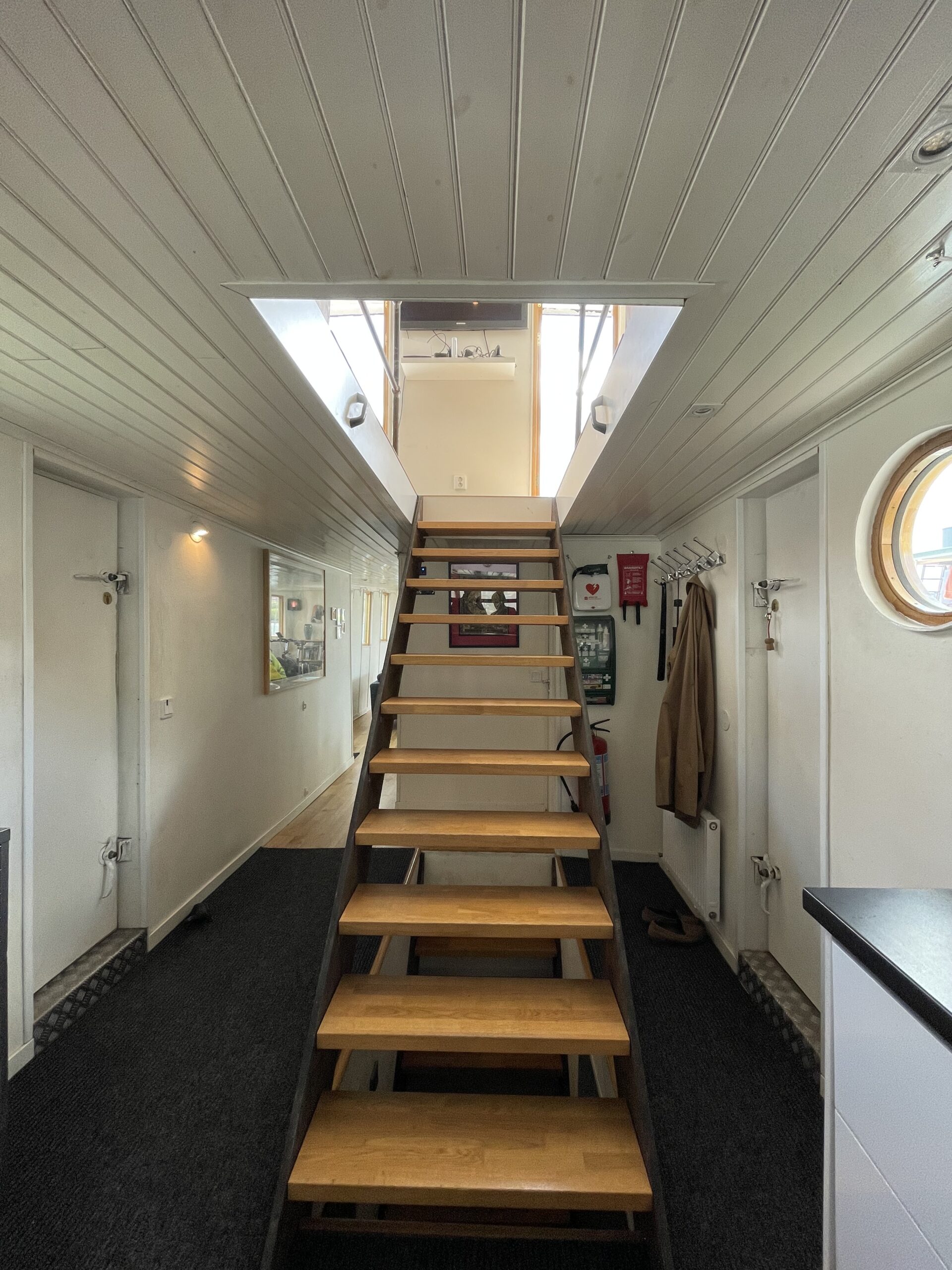 Weather deck Staircase to upper deck 2